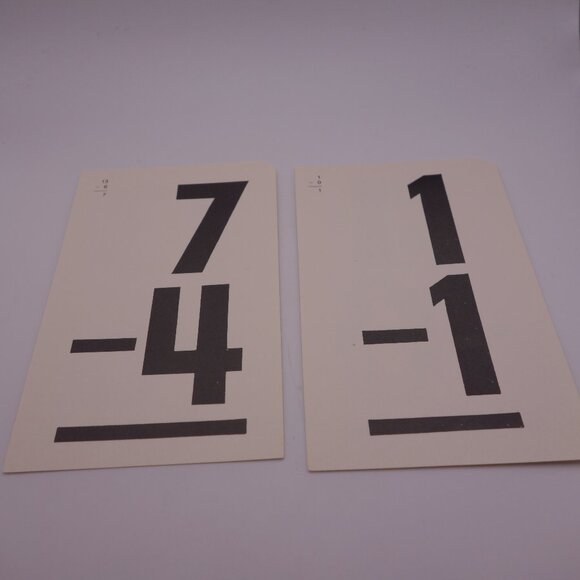 Golden Books Step Ahead Flash Cards Subtraction 54 Large Sturdy Cards - Picture 10 of 16